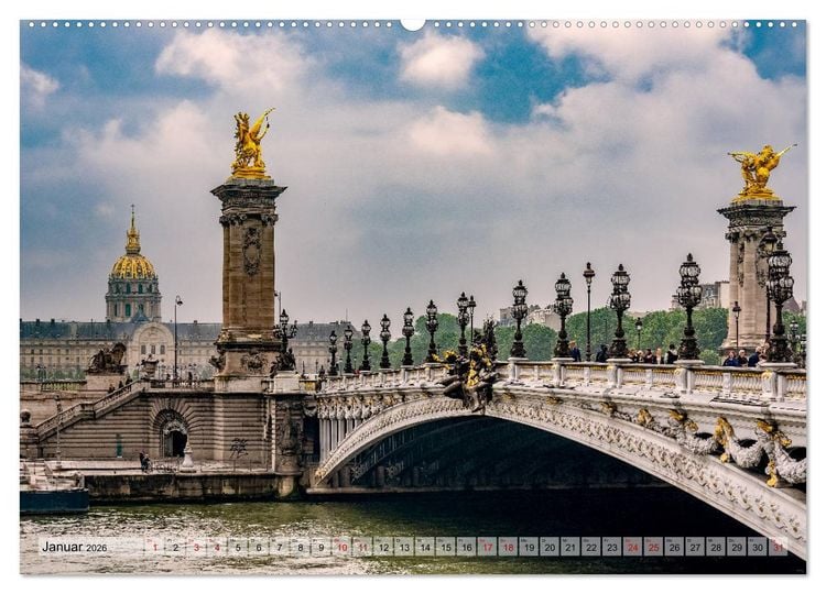 Produktbild: Faszination Br&uuml;cken (Wandkalender 2026 DIN A2 quer), CALVENDO Monatskalender