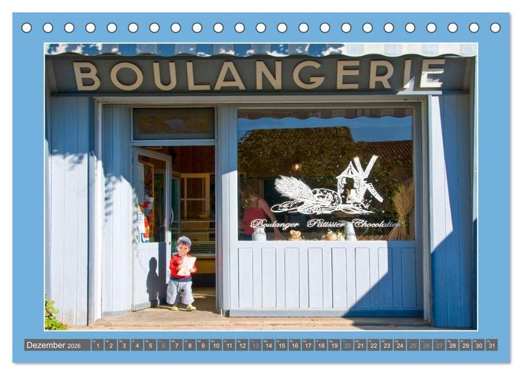Produktbild: Hereinspaziert &ndash; Ladenfronten in Frankreich (Tischkalender 2026 DIN A5 quer), CALVENDO Monatskalender