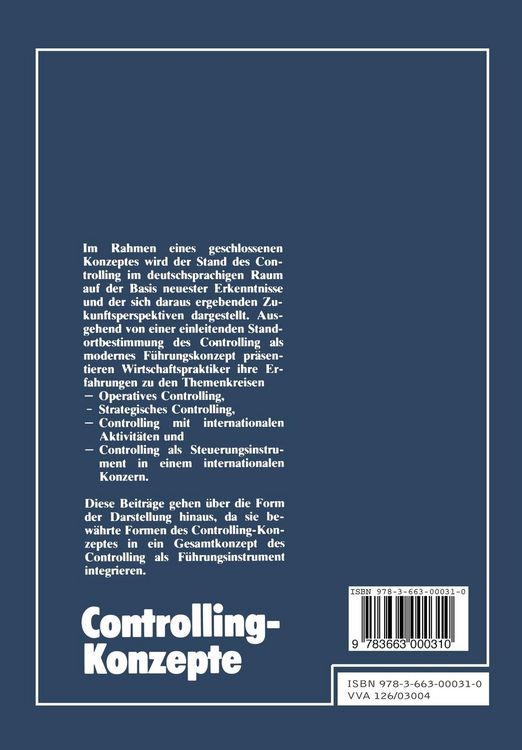 Produktbild: Controlling-Konzepte