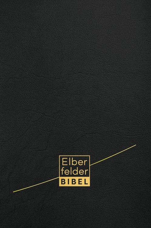 Produktbild: Elberfelder Bibel - Standardausgabe, Kunstleder schwarz