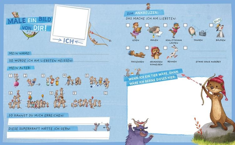 Produktbild: Lotti und Otto &ndash; Mein ottergigantomanisches Freundschaftsbuch