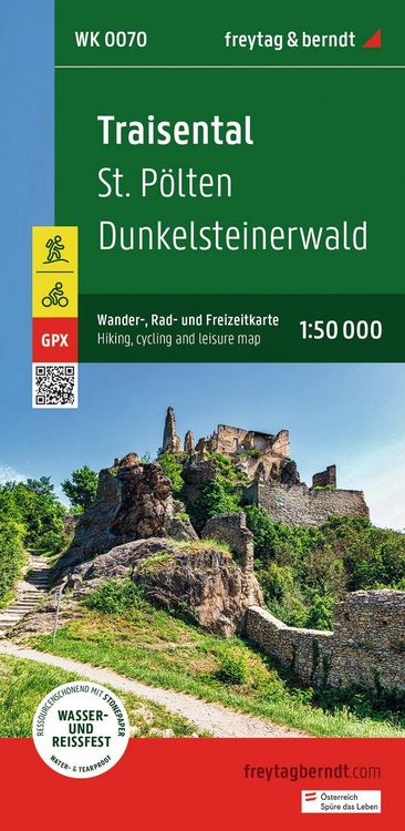 Produktbild: Traisental - St. P&ouml;lten, Wander + Radkarte 1:50.000