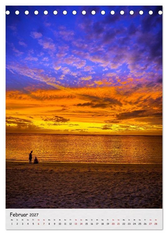 Produktbild: Mauritius &ndash; Insel der Farben und Tr&auml;ume (Tischkalender 2027 DIN A5 hoch), CALVENDO Monatskalender