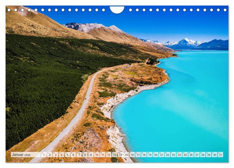 Produktbild: Neuseeland - Am Ende der Welt (Wandkalender 2026 DIN A4 quer), CALVENDO Monatskalender