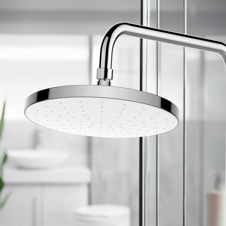 Produktbild: Regenduschkopf Automatic Cleaning &Oslash; 22,5 cm, Anti-Kalk Universal-Kopfbrause