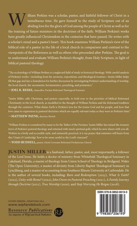 Produktbild: William Perkins on Pastoral Theology