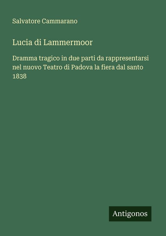 Produktbild: Lucia di Lammermoor
