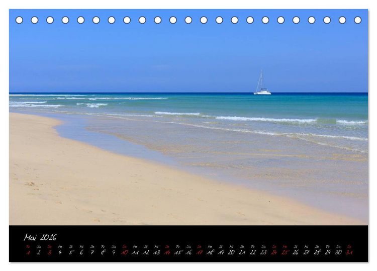 Produktbild: Fuerteventura (Tischkalender 2026 DIN A5 quer), CALVENDO Monatskalender