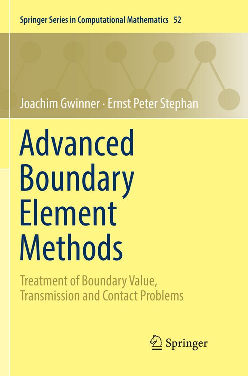 Produktbild: Advanced Boundary Element Methods