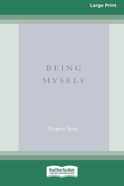Produktbild: Being Myself (Large Print 16 Pt Edition)