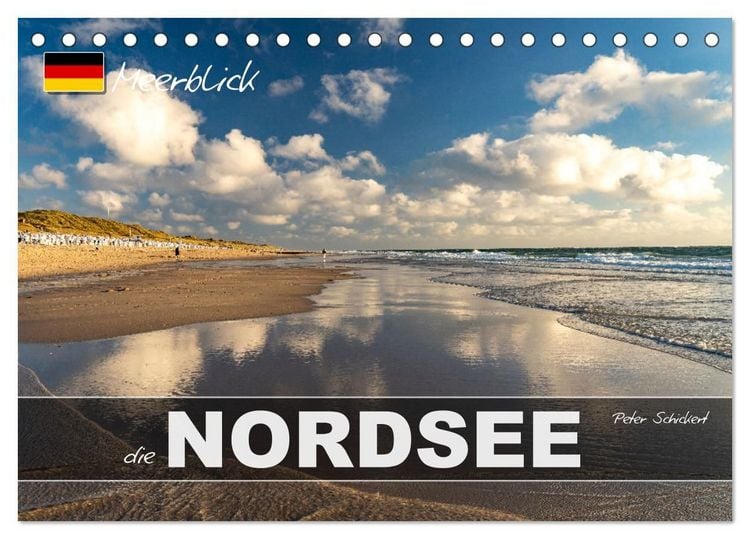 Produktbild: Meerblick - die Nordsee (Tischkalender 2027 DIN A5 quer), CALVENDO Monatskalender