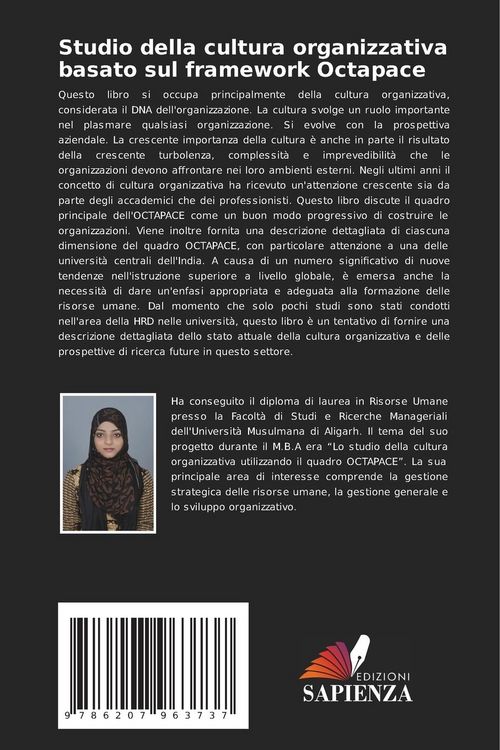 Produktbild: Studio della cultura organizzativa basato sul framework Octapace