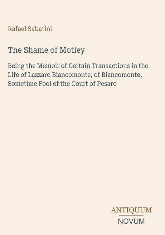 Produktbild: The Shame of Motley