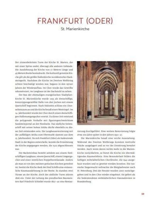 Produktbild: Die sch&ouml;nsten Kirchen und Kl&ouml;ster in Brandenburg
