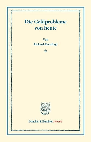 Produktbild: Die Geldprobleme von heute.