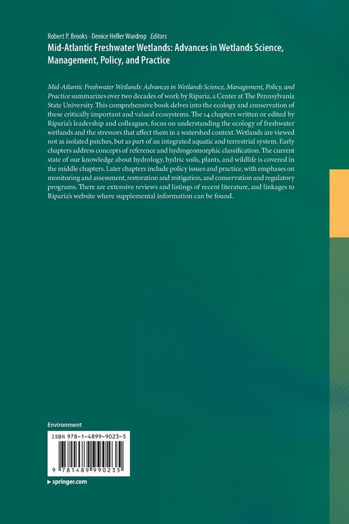 Produktbild: Mid-Atlantic Freshwater Wetlands: Advances in Wetlands Science, Management, Policy, and Practice