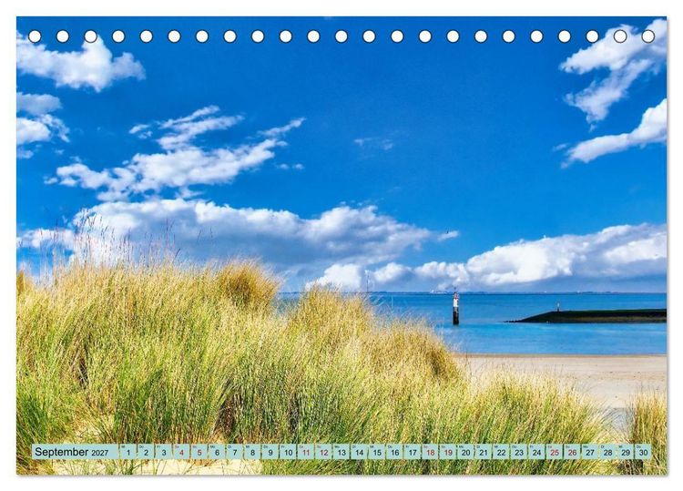 Produktbild: Magische K&uuml;ste Zeeland (Tischkalender 2027 DIN A5 quer), CALVENDO Monatskalender