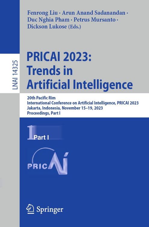 Produktbild: PRICAI 2023: Trends in Artificial Intelligence
