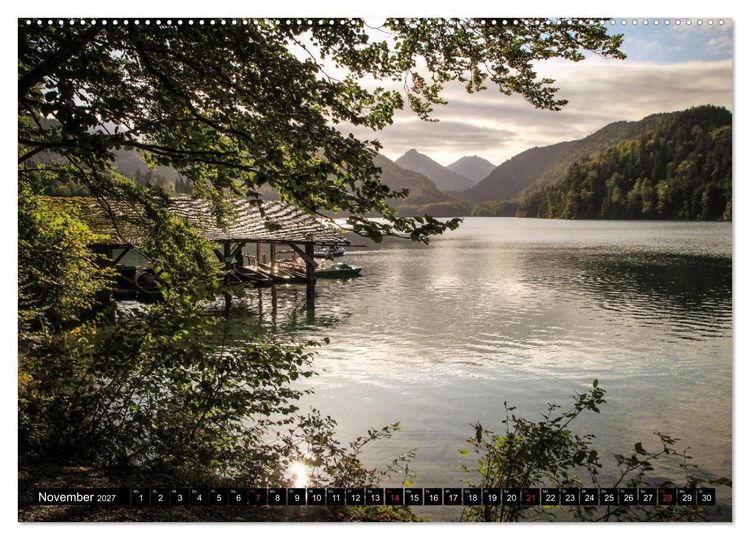 Produktbild: Faszination Allg&auml;u (hochwertiger Premium Wandkalender 2027 DIN A2 quer), Kunstdruck in Hochglanz