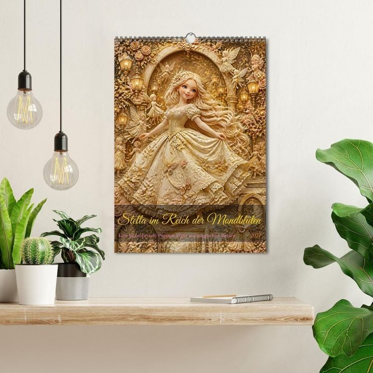 Produktbild: Stella im Reich der Mondbl&uuml;ten (Wandkalender 2027 DIN A3 hoch), CALVENDO Monatskalender