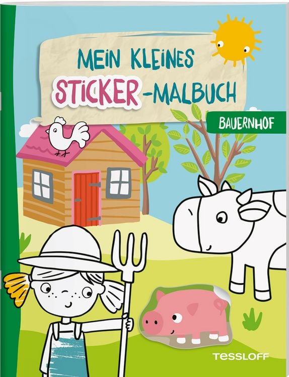 Produktbild: Mein kleines Sticker-Malbuch. Bauernhof