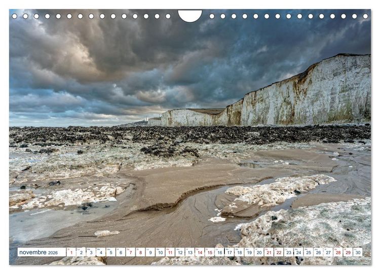 Produktbild: La c&ocirc;te picarde Le long des falaises (Calendrier mural 2026 DIN A4 vertical), CALVENDO calendrier mensuel