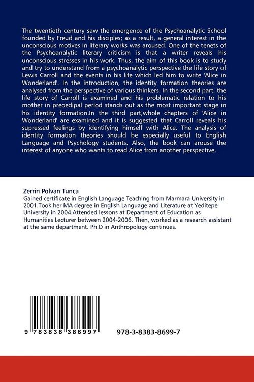 Produktbild: A Psychoanalytic Approach to ''Alice in Wonderland''
