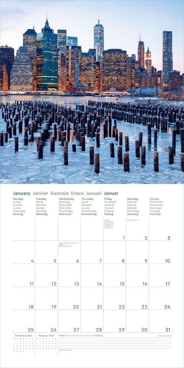 Produktbild: Metropolen - KUNTH Broschurkalender 2027