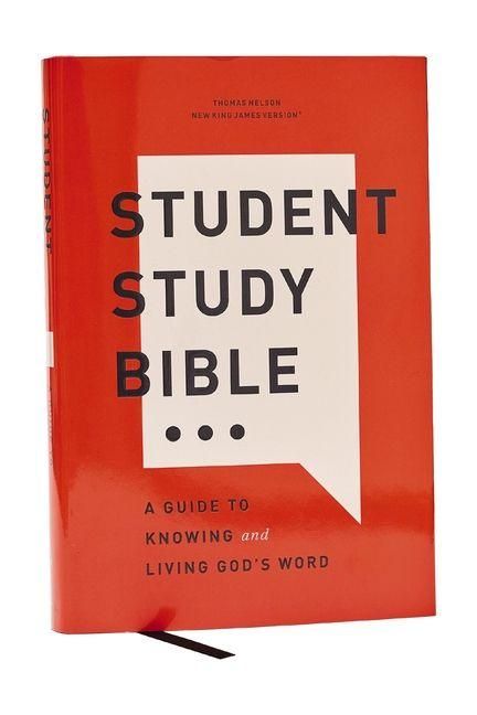 Produktbild: Student Study Bible: A Guide to Knowing and Living God's Word (NKJV, Hardcover, Red Letter, Comfort Print)