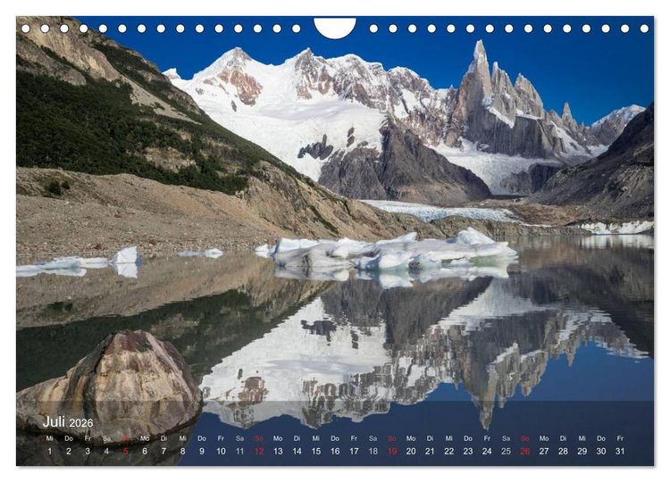 Produktbild: Majest&auml;tische Berge Cerro Torre Patagonien (Wandkalender 2026 DIN A4 quer), CALVENDO Monatskalender