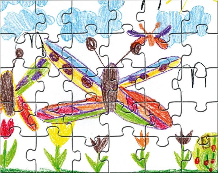 Produktbild: Blanko-Puzzle A5