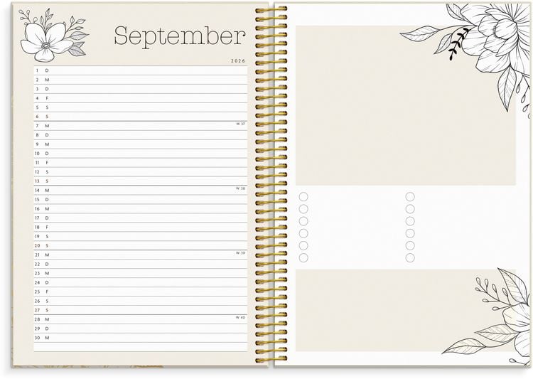 Produktbild: Life planner Bloom 26/27