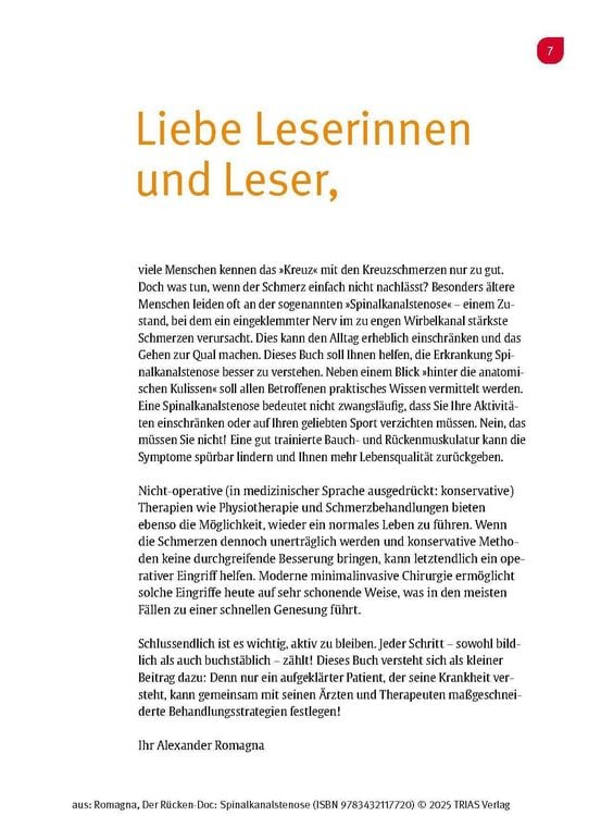 Produktbild: Der R&uuml;cken-Doc: Spinalkanalstenose