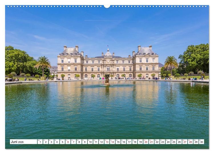 Produktbild: PARIS Franz&ouml;sisches Flair und Historie (Wandkalender 2026 DIN A2 quer), CALVENDO Monatskalender