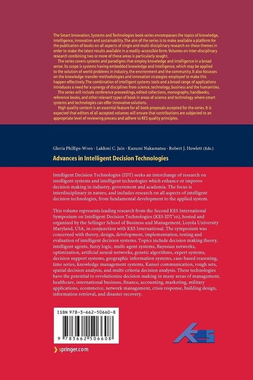 Produktbild: Advances in Intelligent Decision Technologies