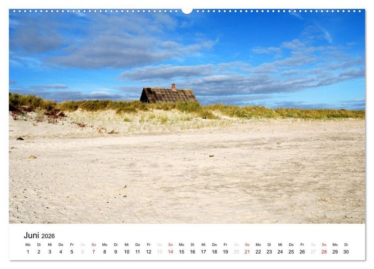 Produktbild: D&auml;nemark - Unterwegs in J&uuml;tland (hochwertiger Premium Wandkalender 2026 DIN A2 quer), Kunstdruck in Hochglanz