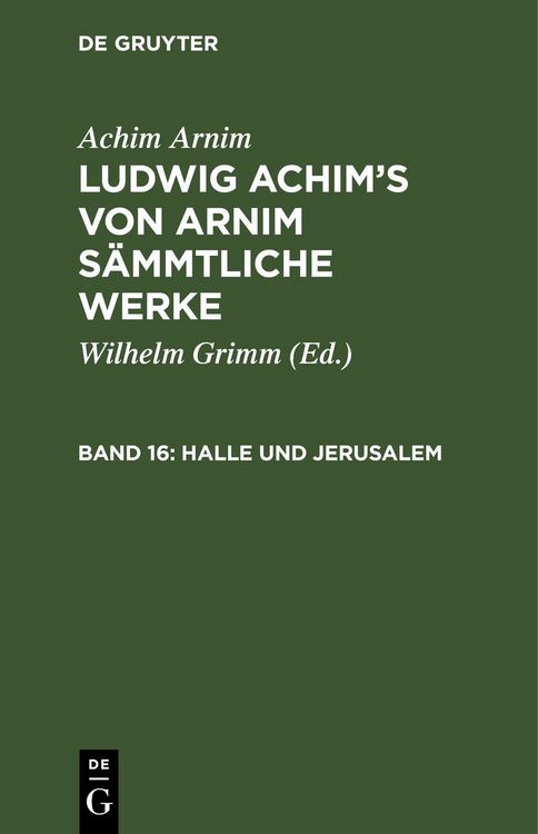 Produktbild: Halle und Jerusalem