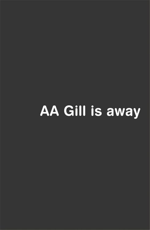 Produktbild: AA Gill is Away