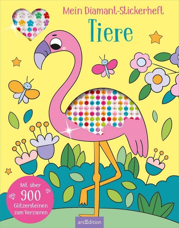 Produktbild: Mein Diamant-Stickerheft &ndash; Tiere