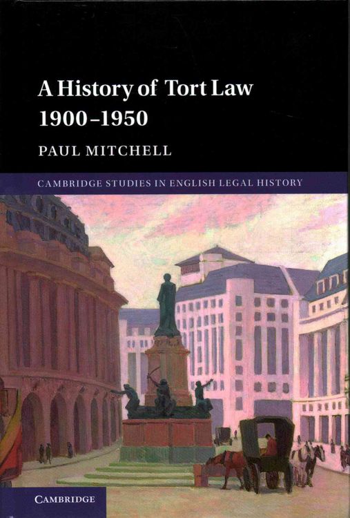 Produktbild: A History of Tort Law 1900-1950