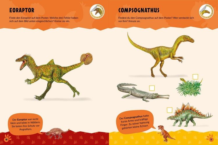 Produktbild: Mein gro&szlig;es R&auml;tselposter Dinosaurier