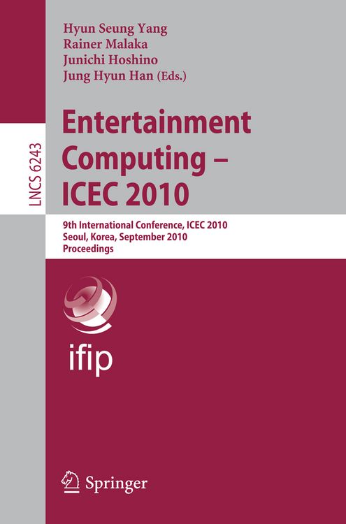 Produktbild: Entertainment Computing - ICEC 2010