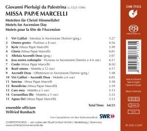 Produktbild: Missa Papae Marcelli,Motets for Ascension Day
