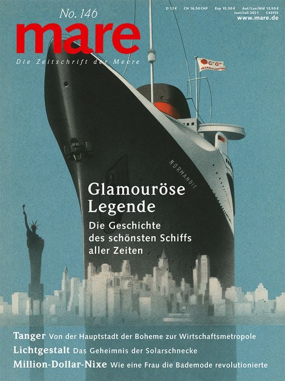 Produktbild: Mare - Die Zeitschrift der Meere / No. 146 / Glamour&ouml;se Legende des Schiffs &bdquo;Normandie