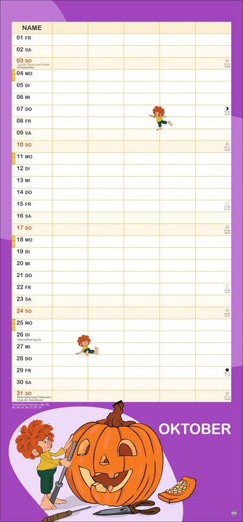 Produktbild: Pumuckl Familienplaner 2027