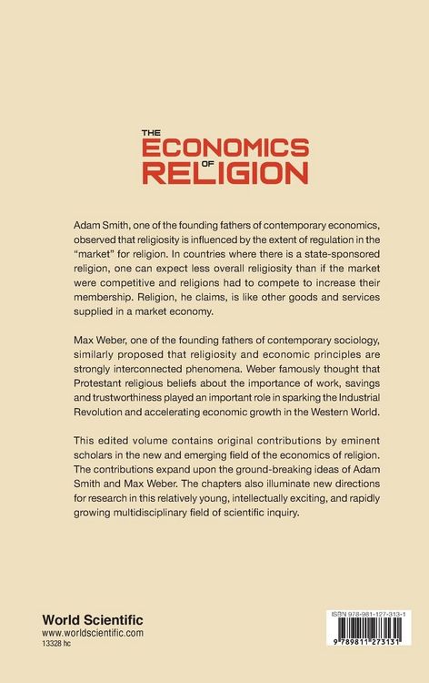 Produktbild: ECONOMICS OF RELIGION, THE