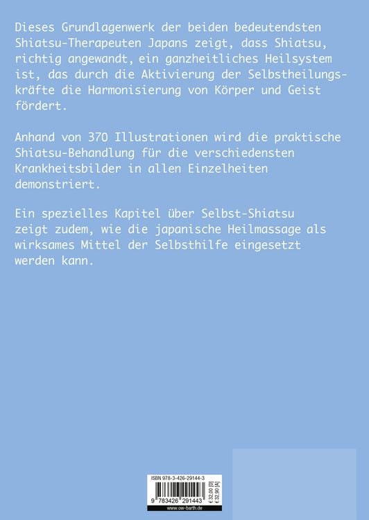 Produktbild: Das gro&szlig;e Buch der Heilung durch Shiatsu