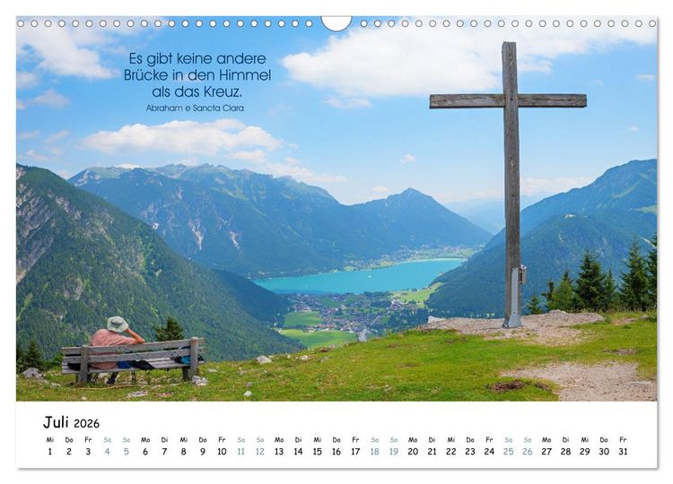 Produktbild: Christliche Bildpoesie 2026 (Wandkalender 2026 DIN A3 quer), CALVENDO Monatskalender