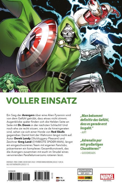 Produktbild: Avengers: Aufs Ganze