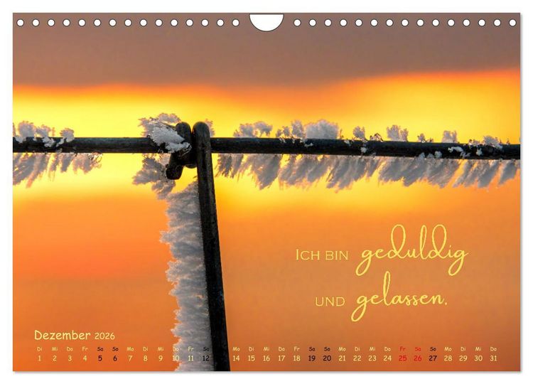 Produktbild: Weibliche Kraft - 12 Impulse zu deiner Wirksamkeit als Frau (Wandkalender 2026 DIN A4 quer), CALVENDO Monatskalender